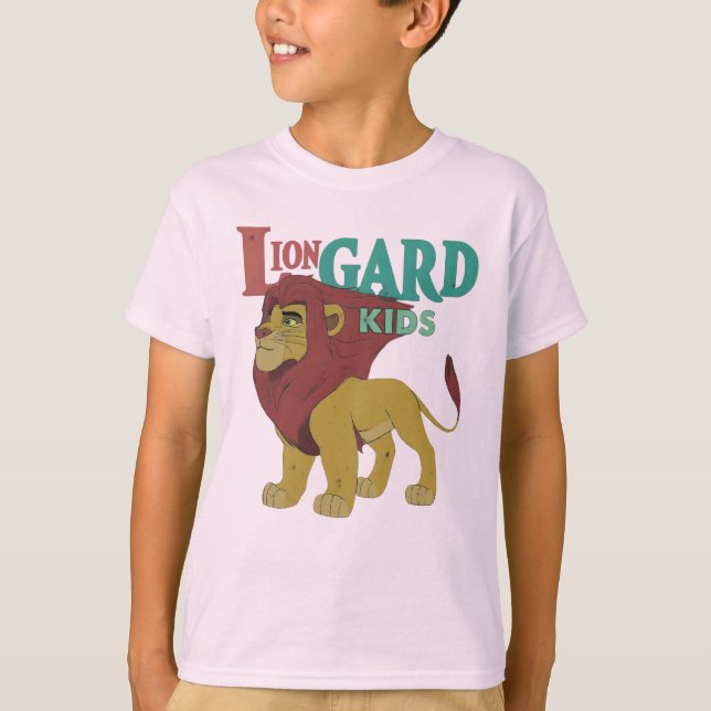 t-shirts pour les enfants de garde de lions, T-shi (Devant)