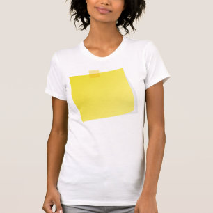 T-shirts pour les femmes dans un billet jaune