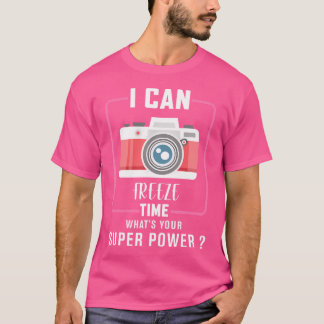 T-shirts pour photographes Appareil photo Femmes V
