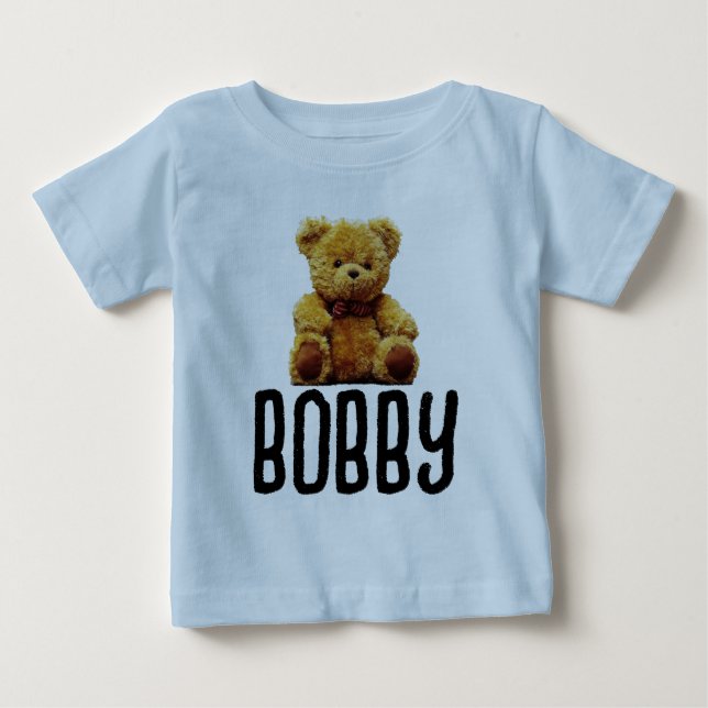 T-SHIRTS POUR TOUT-PETITS GARÇONS AVEC OURSON ET N (Devant)