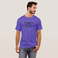 T-SHIRTS POURPRE DE VRAIS VÊTEMENTS POUR HOMMES