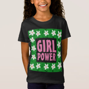 T-SHIRTS POUVOIR DE FILLES FEMMES FILLES TEE - SHI