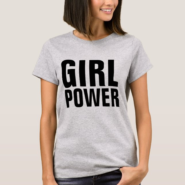 T-shirts POUVOIR FILLE & débardeurs (Devant)