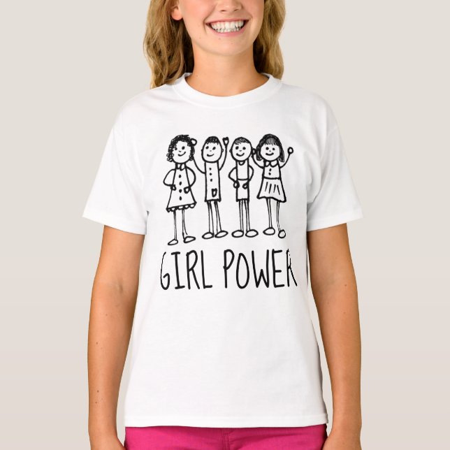 T-shirts POWER FILLE (Devant)