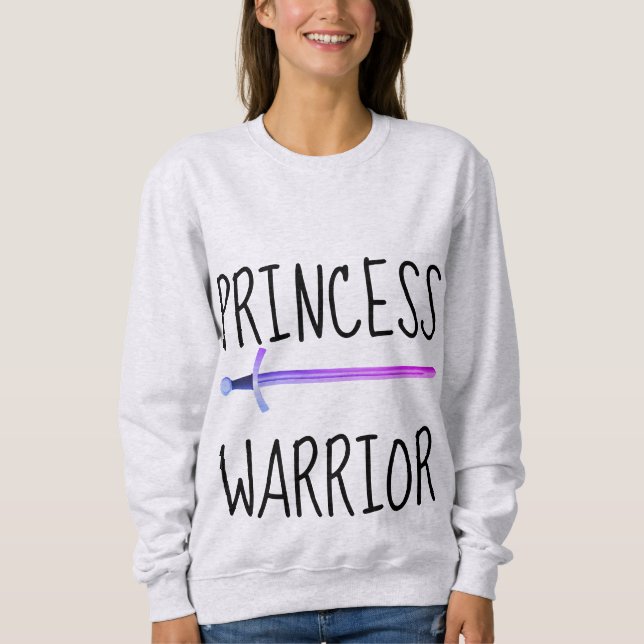 T-shirts PRINCESS WARRIOR Ladies (Devant)