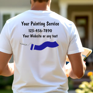 T-shirts professionnels simples de travail de