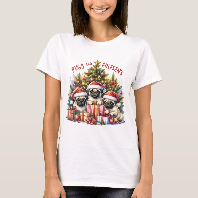 T-shirts Pug et Cadeaux (Devant)