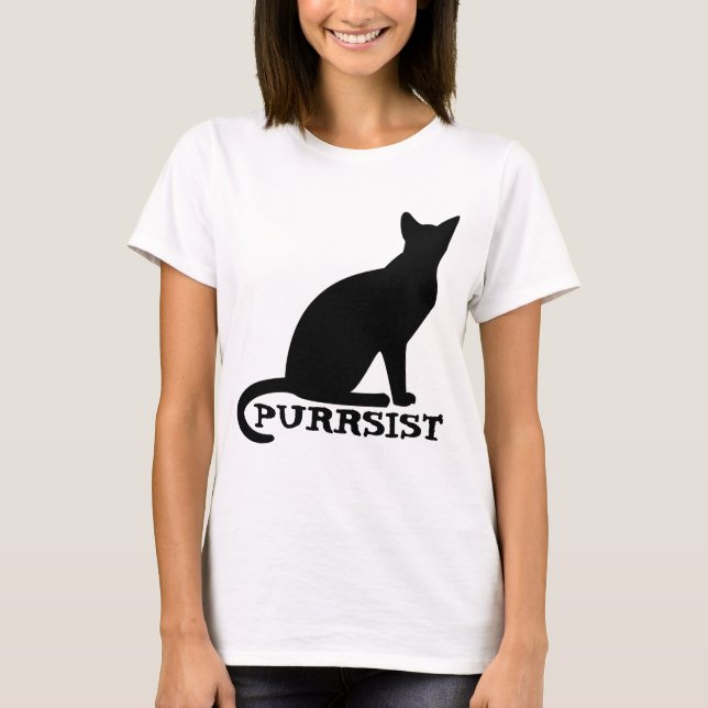 T-shirts PURRSIST Cat Ladies (Devant)