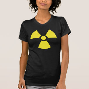 T-shirts radioactif de symbole