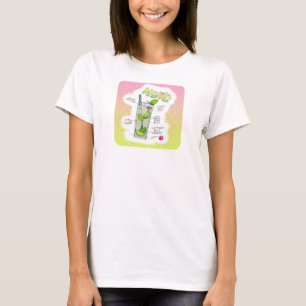 T-SHIRTS - RECETTE MOJITO COCKTAIL ART