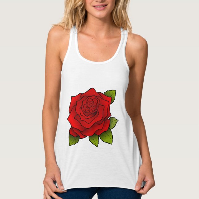 T-shirts RED ROSE (Devant)