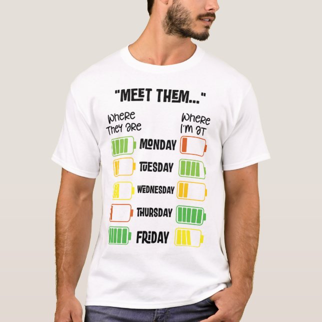 T-shirts "Rencontrez-les où ils sont" (Devant)