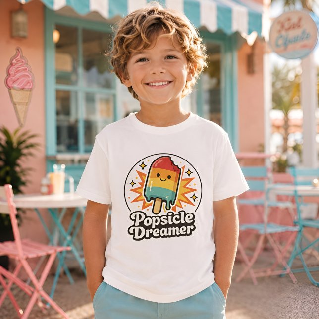 T-shirts Rétro pour Enfants Popsicle Dreamer (Créateur téléchargé)