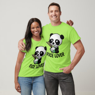 T-shirts RICE LOVER, cuisine chinoise Drôle