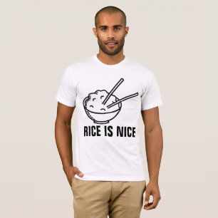 T-shirts RICE LOVER. LE RIZ EST BON