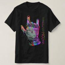 T-shirts rock non conventionnels pour hommes et fe