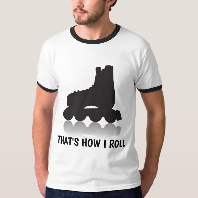 T-shirts ROLLERBLADER ROLLER BLADING (Devant)