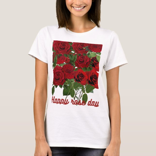 T-shirts Roseday classique personnaliser premium (Devant)