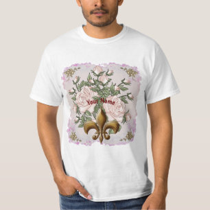 T-shirts Roses Fleur De Lis
