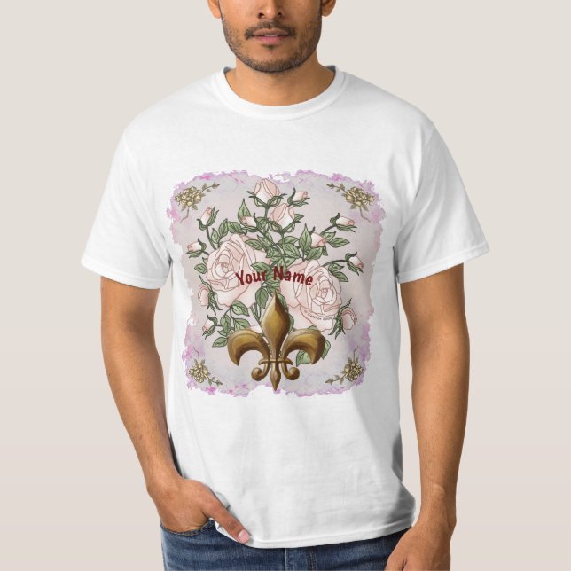 T-shirts Roses Fleur De Lis (Devant)