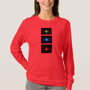 T-shirts rougeoyant de libellules