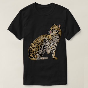 T-shirts sauvages de la vie de chat sauvage