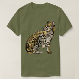 T-shirts sauvages de la vie de chat sauvage