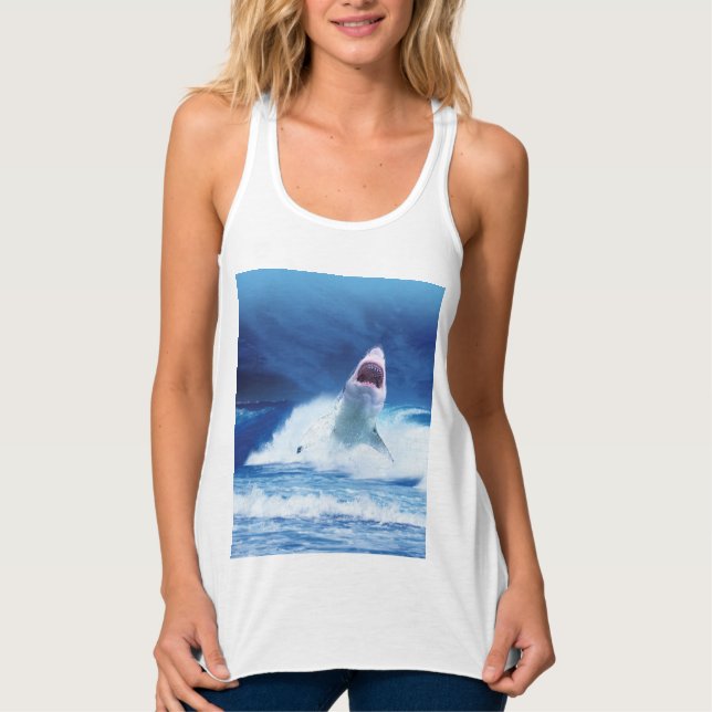 T-shirts SHARK en colère (Devant)