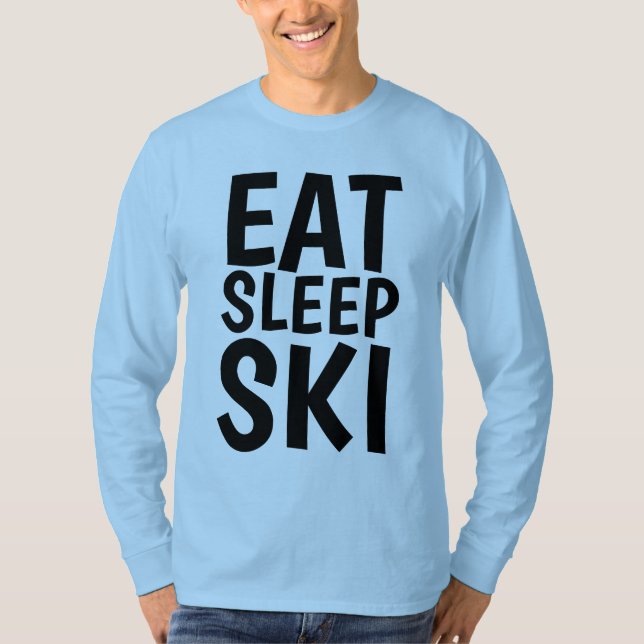 T-shirts SKI NEIGE, SKI SOMMEIL (Devant)
