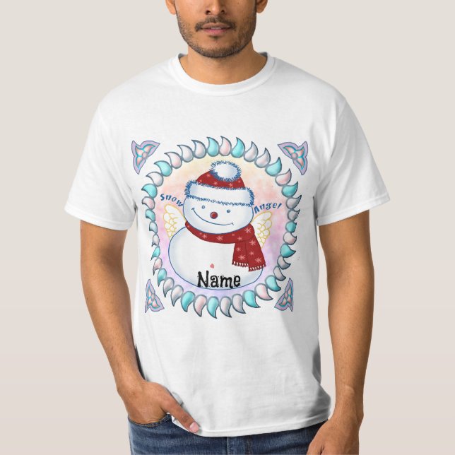 T-shirts Snowman Angel (Devant)