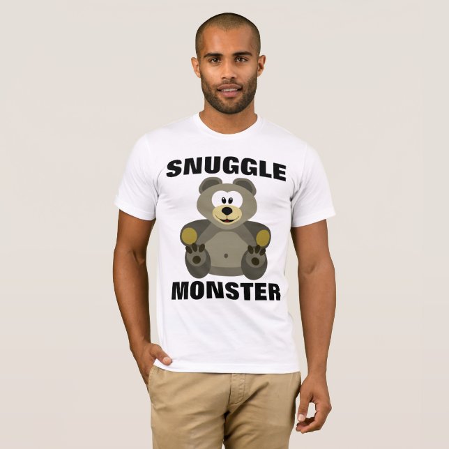 T-shirts SNUGGLE MONSTER, Ours Teddy (Devant entier)