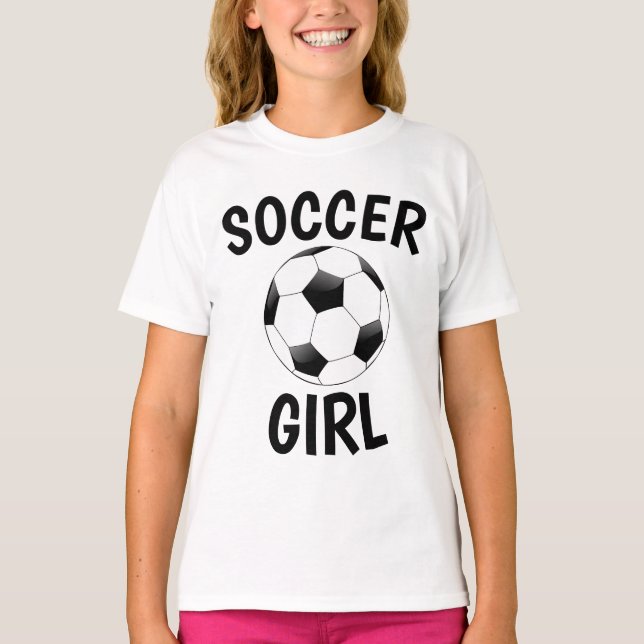 T-shirts SOCCER GIRL (Devant)
