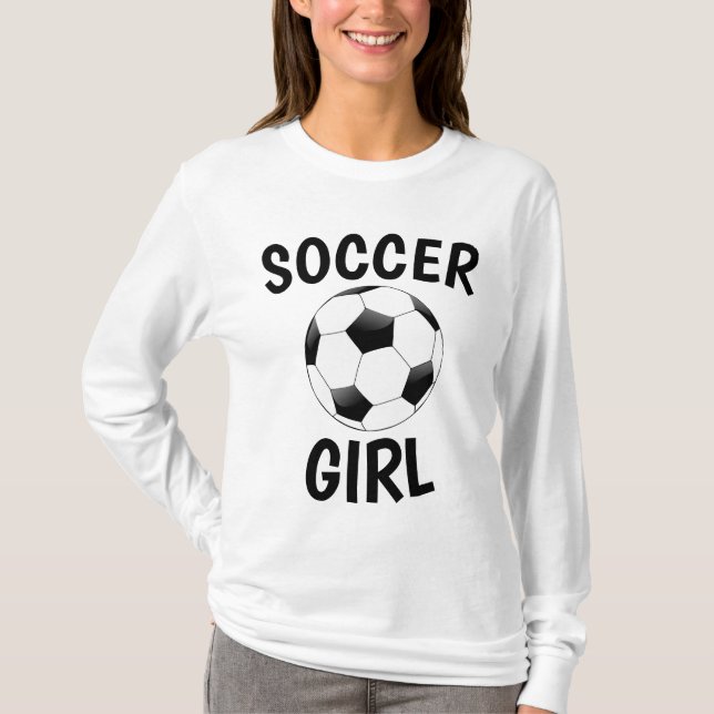 T-shirts SOCCER GIRL (Devant)