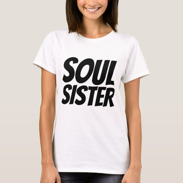 T-shirts SOUL SISTER (Devant)