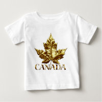 T-shirts Souvenir Gold Canada Baby Shirts Canada