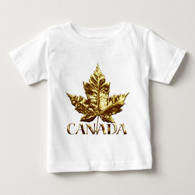 T-shirts Souvenir Gold Canada Baby Shirts Canada (Devant)