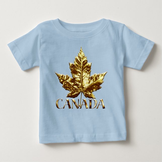 T-shirts Souvenir Gold Canada Baby Shirts Canada (Devant)