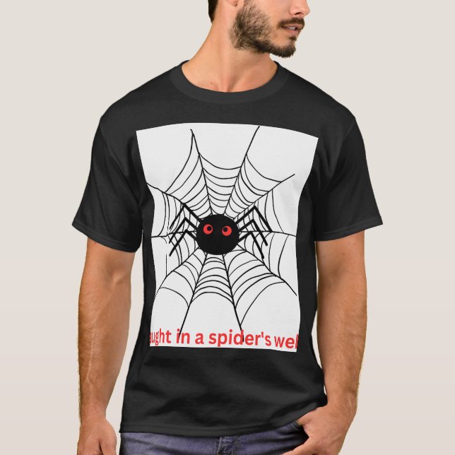 T-shirts Spider web premium personnaliser (Devant)