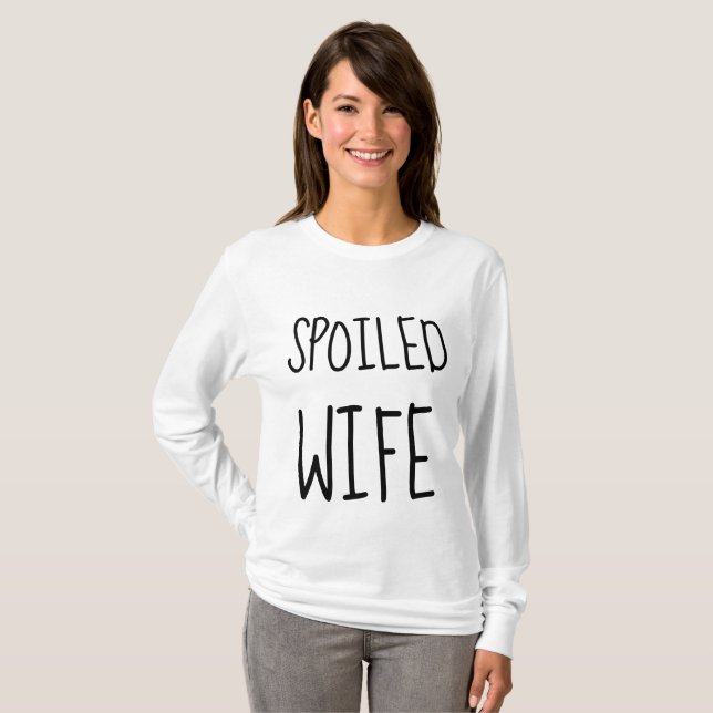 T-shirts SPOILED WIFE (Devant entier)