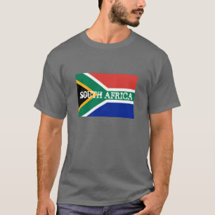 T-shirts sud-africains de drapeau