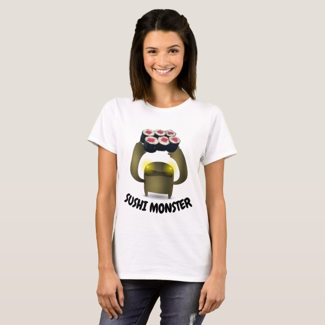 T-shirts SUSHI MONSTER (Devant entier)