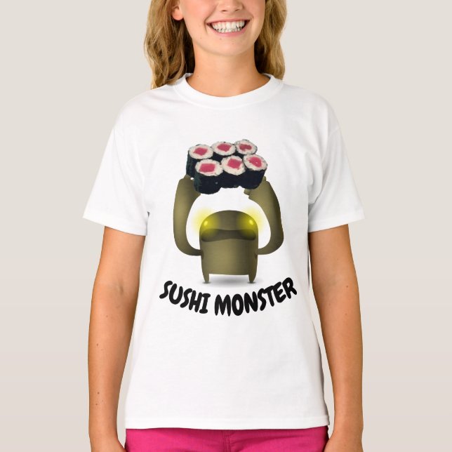 T-shirts SUSHI MONSTER (Devant)