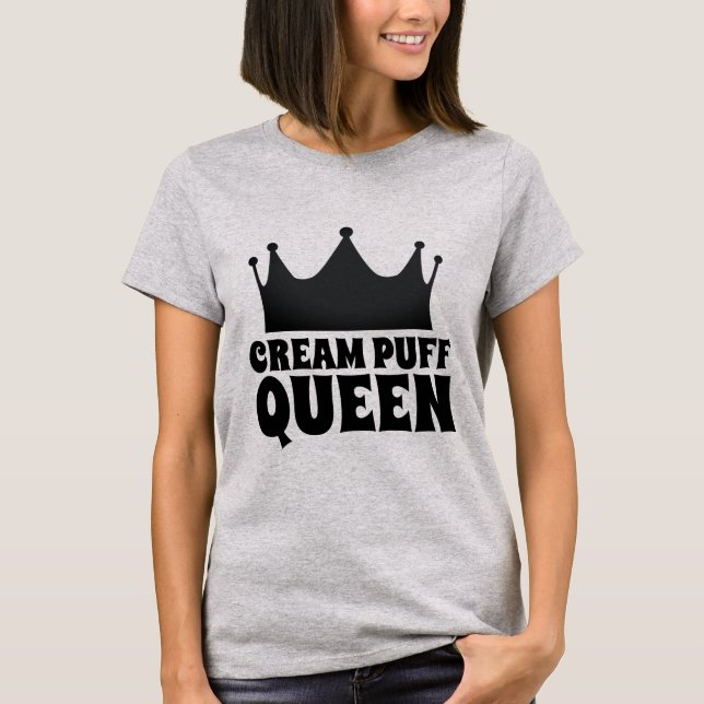 T-SHIRTS TEE - SHIRT CREAM PUFF QUEEN (Devant)