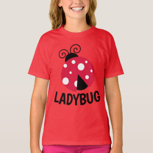T-shirts Tee - shirt mignonnes filles LADYBUG