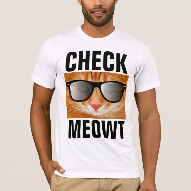 T-Shirts Tees CHAT ROUX VÉRIFIEZ-MOI (Devant)