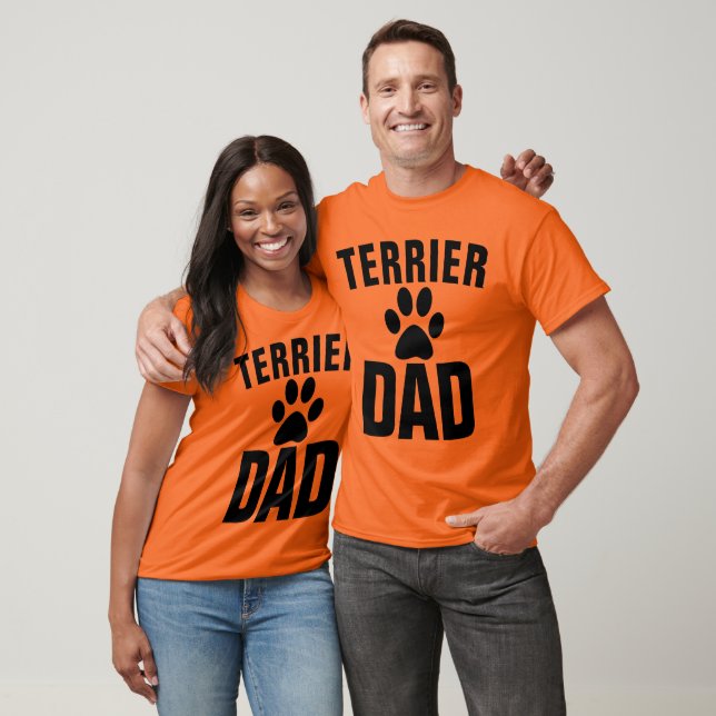 T-shirts TERRIER DOG DAD (Unisexe)