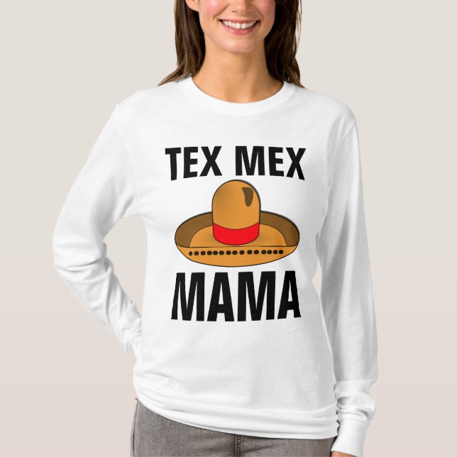 T-shirts TEX MEX MAMA MOM (Devant)