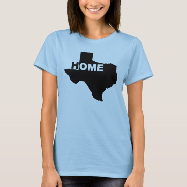 T-shirts Texas Maison Loin de Chez Soi (Devant)