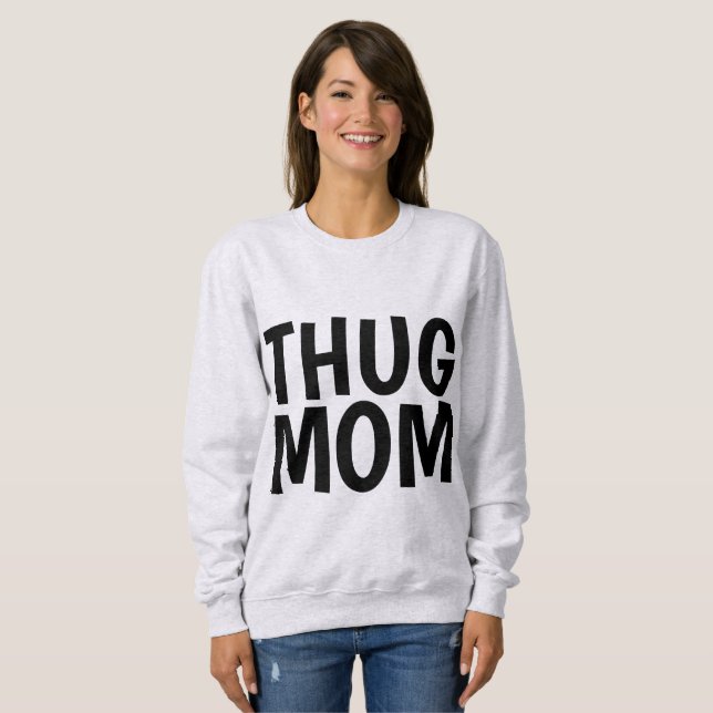 T-shirts THUG MOM (Devant entier)