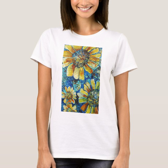 T-shirts tournesols et pois (Devant)